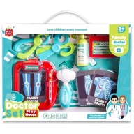 Zabawy w naśladowanie dorosłych - Zestaw medycznych zabawek - 8 elementów - miniaturka - grafika 1