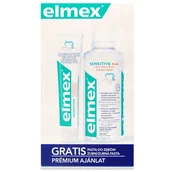 Płyny do płukania jamy ustnej - Elmex - Zestaw Sensitive - Płyn do płukania 400ml + Pasta do zębów 75ml - miniaturka - grafika 1