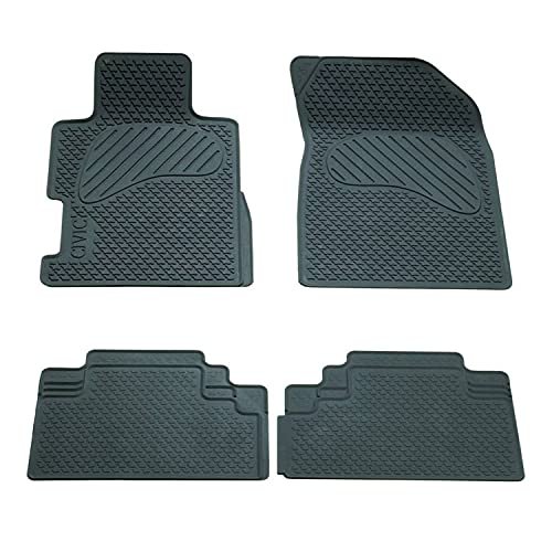 FM-0600 - maty gumowe, wycieraczki, Civic (VII VIII) 2002-2012 czarne