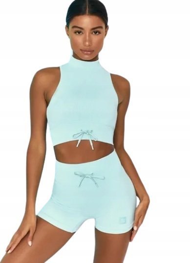 Bo+tee Legginsy Krótkie Prążkowane XS 0a7d1_f* T3a