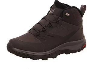 Salomon Damskie buty trekkingowe Outsnap CSWP W, czarny - Czarny Black Ebony Black - 36 2/3 EU - Buty trekkingowe damskie - miniaturka - grafika 1