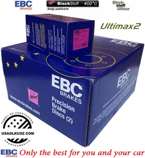 Przednie klocki Ultimax2 + tarcze hamulcowe 330mm EBC seria PREMIUM Chevrolet Tahoe 2009-2020 - Tarcze hamulcowe - miniaturka - grafika 3