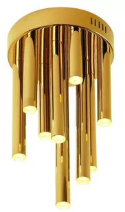 Maxlight LAMPA sufitowa ORGANIC C0197D metalowa OPRAWA tuby LED 10W 3000K sople złote C0197D - Lampy sufitowe - miniaturka - grafika 1