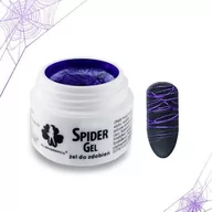 Żele do paznokci - Spider Gel Żel Do Zdobień Violet Metalic Fioletowy - miniaturka - grafika 1