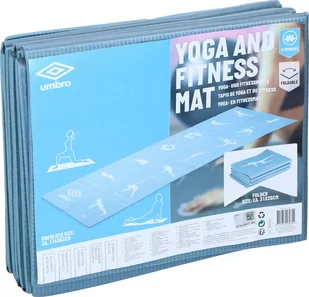 Mata składana do ćwiczeń jogi podręczna UMBRO 173x61cm - Maty do jogi - miniaturka - grafika 2