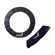Akcesoria do trampolin - Jumpi Osłona na sprężyny i pokrowce na słupki na trampolinę 312 cm 10 FT czarna JUMPI osłonapokrowiec10ftczarna - miniaturka - grafika 1