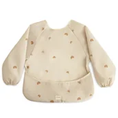 Śliniaki i fartuszki - Wodoodporny śliniak z długim rękawkiem Rainbow, Mushie - miniaturka - grafika 1