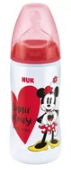 Butelki dla niemowląt - Nuk Butelka First Choice+ M 6-18m 300ml Myszka Miki - miniaturka - grafika 1