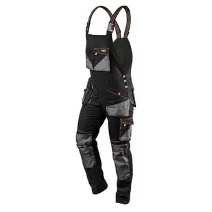 NEO-TOOLS Ogrodniczki robocze HD Slim, rozmiar XXL TOP-81-248-XXL - Odzież robocza - miniaturka - grafika 1