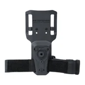 Akcesoria turystyczne - IMI Defense - Panel do kabury Mid Ride Belt Attachment with Thigh Strap - Czarny - IMI-Z2250 - miniaturka - grafika 1