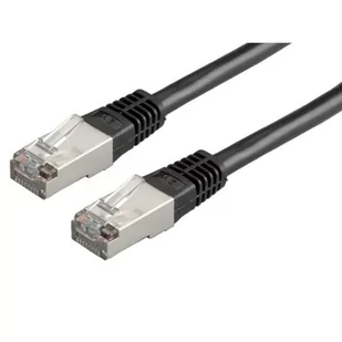 Roline FTP Patch Cable konf Kat 5e black 0,5m 21.15.0185 - Kable miedziane - miniaturka - grafika 1