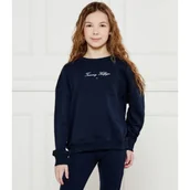 Bluzy dla dziewczynek - Tommy Hilfiger Bluza | Regular Fit - miniaturka - grafika 1