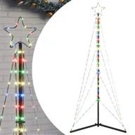 Ozdoby bożonarodzeniowe - vidaXL Lampki choinkowe, 363 kolorowych LED, 182 cm - miniaturka - grafika 1