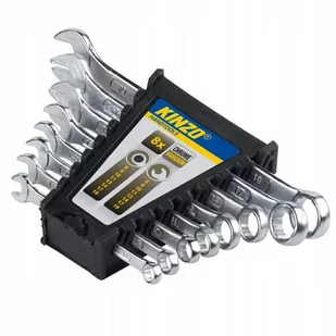 Kinzo 71976 klucz zestaw, od 8 do 19 MM, 8 sztuka - Klucze i nasadki - miniaturka - grafika 1