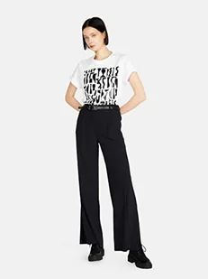 Sisley T-shirt damski, White 901, XS - Koszulki i topy damskie - miniaturka - grafika 1