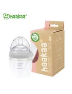 Butelki dla niemowląt - Haakaa Butelka silikonowa do karmienia gen.3 160ml Grey - miniaturka - grafika 1