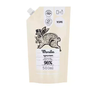 Yope Uzupełniacz Mydło Naturalne W Płynie Yope Wanilia Cynamon 500 ml (Refill) YOPEWANILIACYNAMONDOY - Mydła - miniaturka - grafika 1