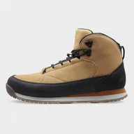Buty trekkingowe męskie - Męskie buty outdoor 4F 4FAW22FWINM011 - jasno brązowe - miniaturka - grafika 1
