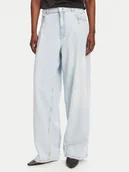 Spodnie damskie - BOSS Jeansy C_ Slouchy 50540261 Niebieski Relaxed Fit - miniaturka - grafika 1