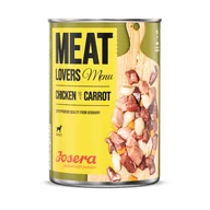 Mokra karma dla psów - Josera Meat Lovers Menu Kurczak z marchewką 800g 56117-uniw - miniaturka - grafika 1