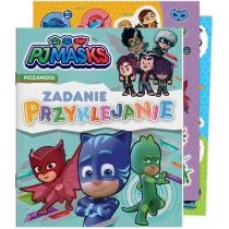Media Service Zawada PJ Masks. Pidżamersi. Zadanie Przyklejanie - praca zbiorowa - Kolorowanki, wyklejanki - miniaturka - grafika 1