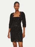 Sukienki - Rinascimento Sukienka koktajlowa CFC0121734003 Czarny Slim Fit - miniaturka - grafika 1