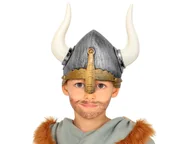 Dodatki do strojów karnawałowych - Hełm Wikinga z Rogami - 1 szt. - miniaturka - grafika 1