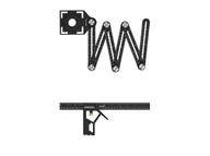 Inne urządzenia pomiarowe - PARKSIDE Kątownik uniwersalny lub linijka kątowa - miniaturka - grafika 1