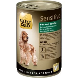 SELECT GOLD mokra karma dla psa Sensitive Adult Jelenina z ziemniakami 24x400 g - Mokra karma dla psów - miniaturka - grafika 1