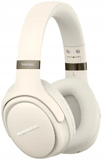 Słuchawki bezprzewodowe Tonsil R35BT brązowe Bluetooth 5.3 55h pracy