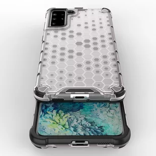 Honeycomb etui pancerny pokrowiec z żelową ramką Samsung Galaxy S21+ 5G (S21 Plus 5G) przezroczysty - Etui i futerały do telefonów - miniaturka - grafika 9