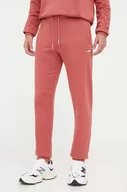 Spodnie męskie - Fila spodnie dresowe kolor różowy gładkie - miniaturka - grafika 1