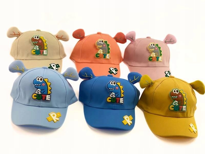 Czapka Z Daszkiem Dziecięca Dino Z Regulacją