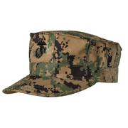 Odzież taktyczna i umundurowanie - Helikon - Czapka Marines - PolyCotton Twill - Digital Woodland - CZ-USM-PT-07 - miniaturka - grafika 1