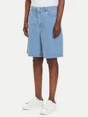 Spodenki damskie - ONLY Szorty jeansowe Frida 15360438 Niebieski Regular Fit - miniaturka - grafika 1