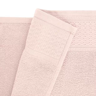 RĘCZNIK D BAWEŁNA 100% SOLANO KREM + RÓŻ KWARCOWY (P) 2X50X90+2X70X140 KPL. - Ręczniki - miniaturka - grafika 1