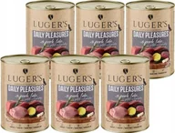 Mokra karma dla psów - Karma mokra dla psa Luger's Daily Pleasures ze schabem wieprzowym, ziemniakiem i pietruszką zestaw 6 x 400 g - miniaturka - grafika 1