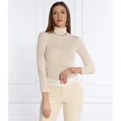 Bluzki damskie - Patrizia Pepe Bluzka | Regular Fit | z dodatkiem kaszmiru - miniaturka - grafika 1