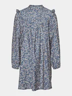Sukienki i spódniczki dla dziewczynek - Vero Moda Girl Sukienka codzienna Iris 10301871 Niebieski Regular Fit - miniaturka - grafika 1