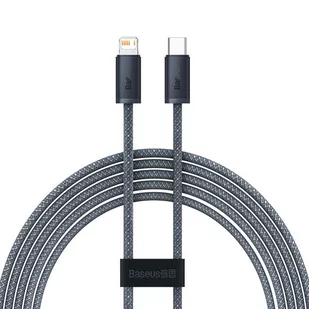 Baseus kabel do iPhone USB Typ C - Lightning 2m, Power Delivery 20W szary (CALD000116) CALD000116 - Kable USB - miniaturka - grafika 1