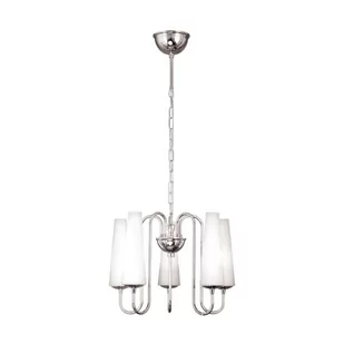 Dekoracyjny, srebrny żyrandol glamour ZM 1128 z serii MAGNUM - Lampy sufitowe - miniaturka - grafika 1