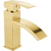 Baterie umywalkowe - Mexen Libra bateria umywalkowa, złota - miniaturka - grafika 1