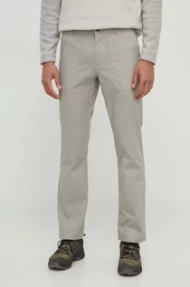 Spodnie męskie - Columbia spodnie Flex ROC Utility męskie kolor szary proste 2054024 - grafika 1