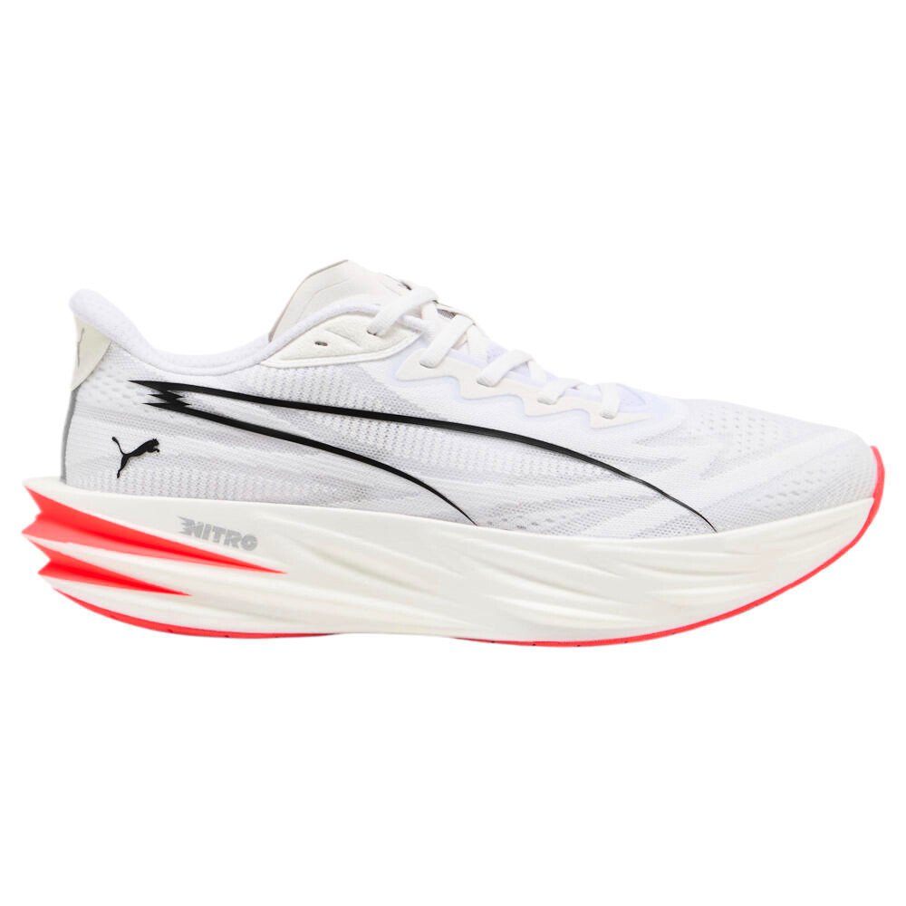 Męskie buty do biegania Puma Deviate Pure Nitro White / Ultra Red / Silver UK 10