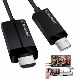 MiraScreen kabel Dlna WiFi do Tv na Hdmi AirPlay - Kable komputerowe i do monitorów - miniaturka - grafika 2