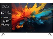 Telewizory - PEAQ PTV 50GQU-5024C 50" QLED  4K Google TV HDR10 - miniaturka - grafika 1