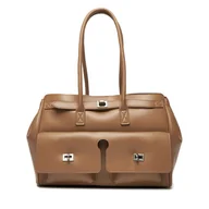 Torebki damskie - Torebka Gino Rossi EO-CLOVER-X10167 Beżowy - miniaturka - grafika 1