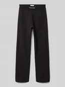 Spodnie i spodenki dla chłopców - Spodnie dresowe z wyhaftowanym logo i elastycznym pasem - miniaturka - grafika 1