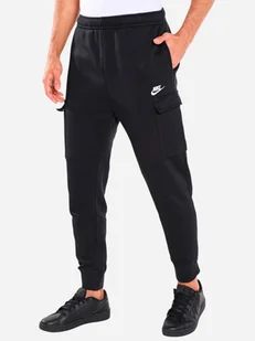 Spodnie cargo męskie z kieszeniami Nike M Nsw Club Pant Cargo Bb CD3129-010 XL Czarne. Spodnie męskie - Spodnie męskie - miniaturka - grafika 1