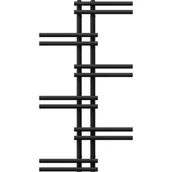 Grzejniki pokojowe - Mexen Jari grzejnik łazienkowy 1005 x 550 mm, 339 W, czarny - miniaturka - grafika 1